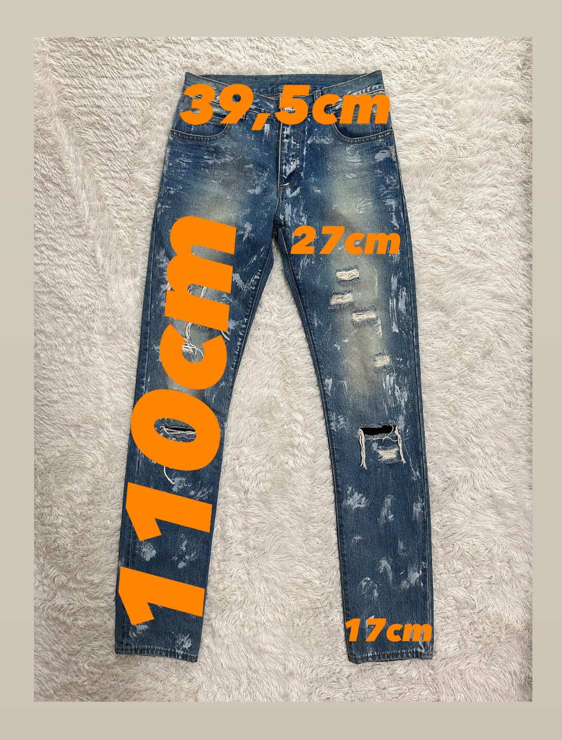 발망 데미지 워싱 청바지 29 상품이미지2