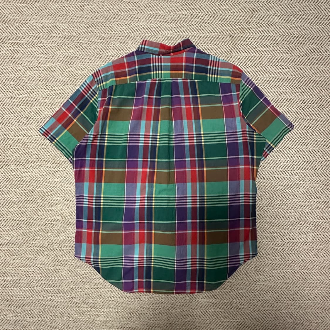 POLO RALPH LAUREN madras half shirt 상품이미지2