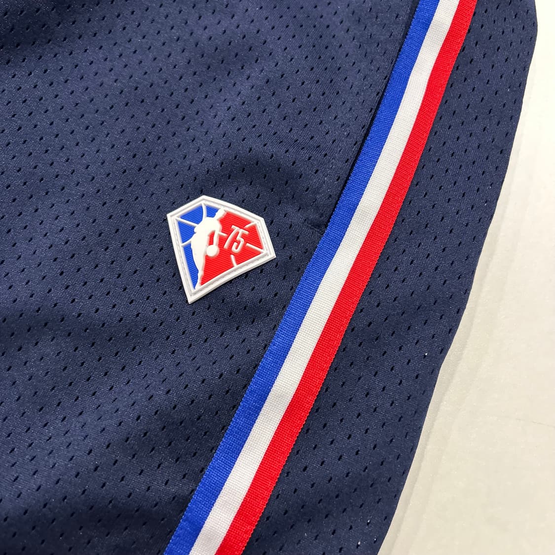 [32] NBA 75주년 농구 반바지 네이비 삼선 트랙 A945 상품이미지4