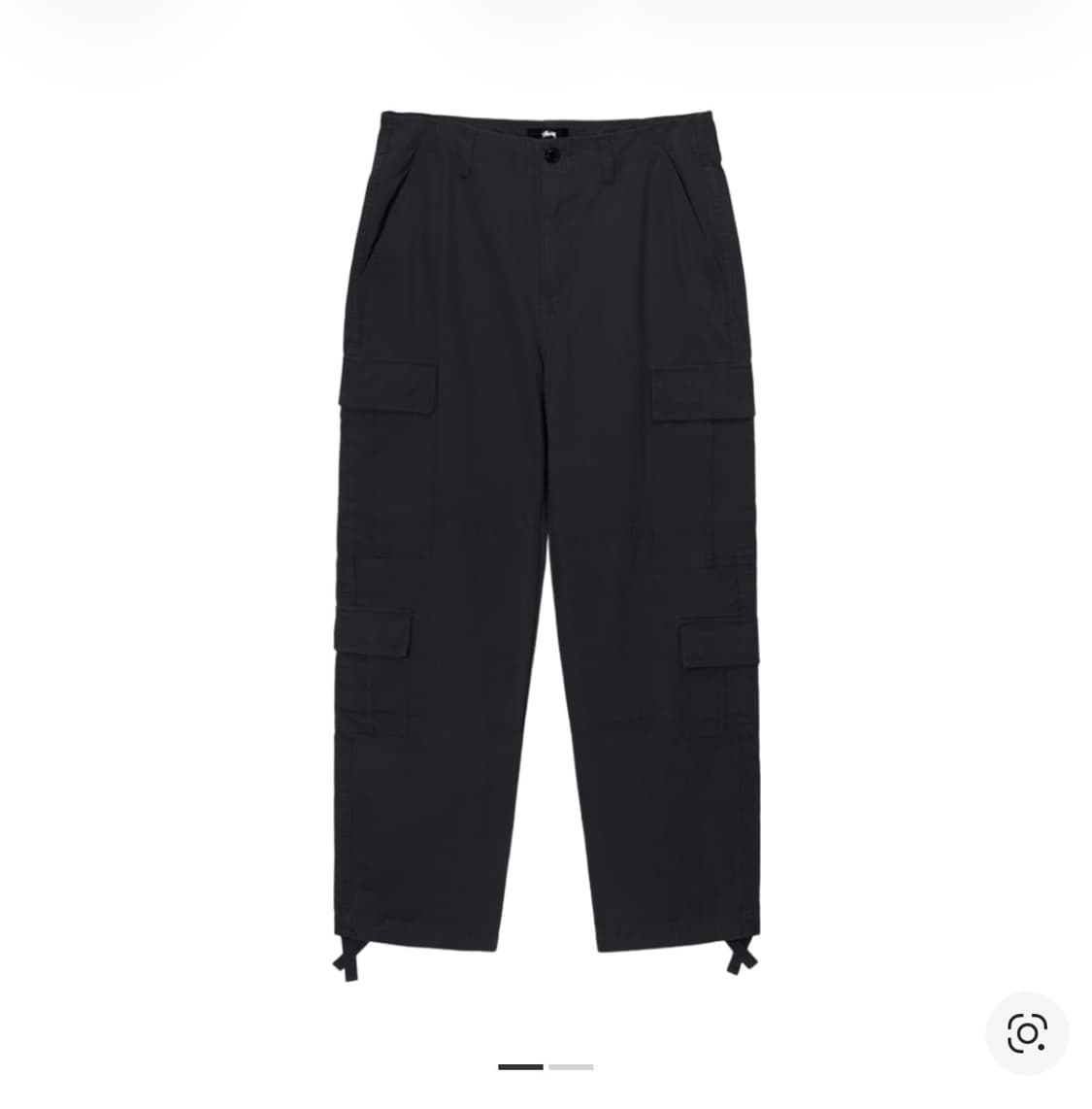 [30] 스투시 립스탑 서플러스 카고 팬츠 블랙 상품이미지1