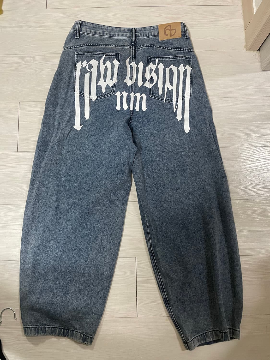 노매뉴얼 RAW VISION DENIM PANTS - WHITE BLUE 상품이미지3
