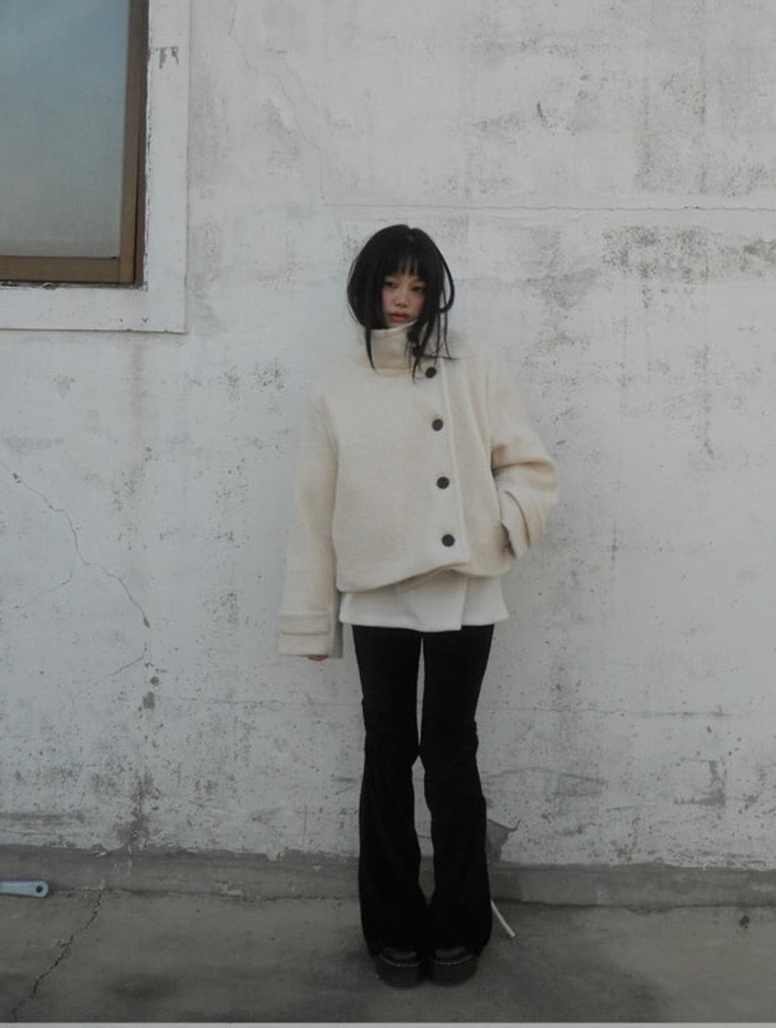 젤레나 나인 숏 코트 알파카 상품이미지3