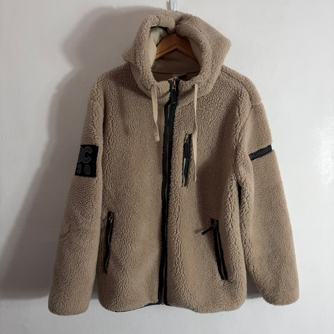 Columbia 그레이트 워크 커널 플리스 후드자켓 베이지(L) 상품이미지1