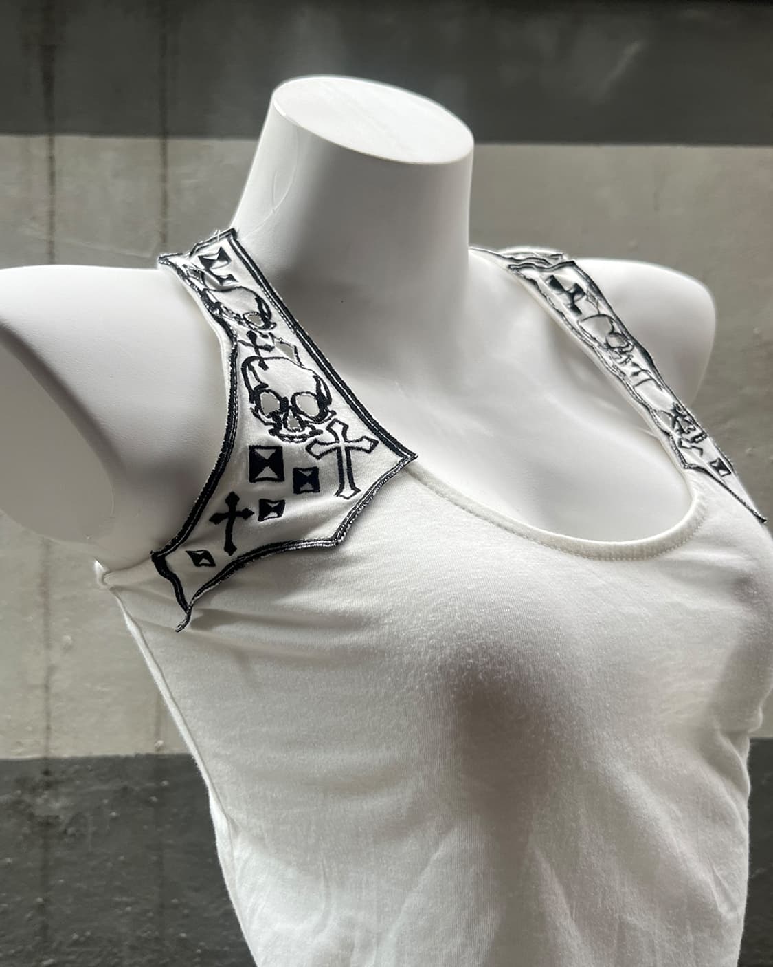Ghost of Harlem skull sleeveless 상품이미지4