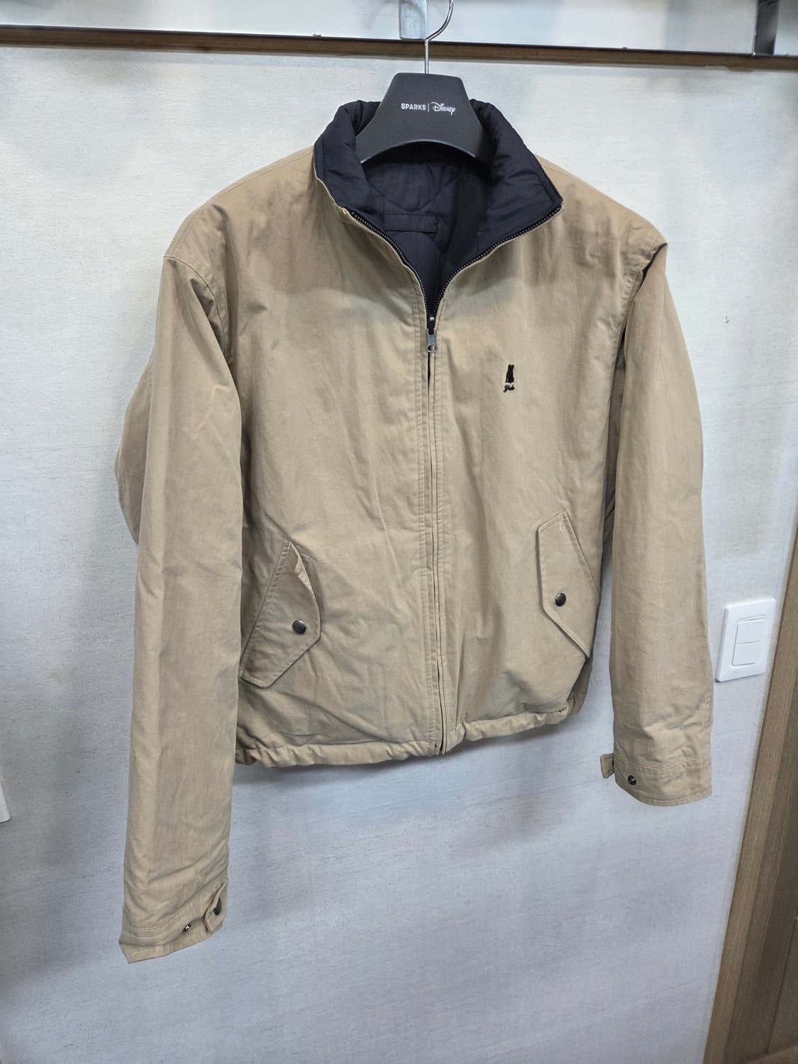 예일 리버시블 퀄팅 해링턴 코튼 자켓 s 상품이미지6