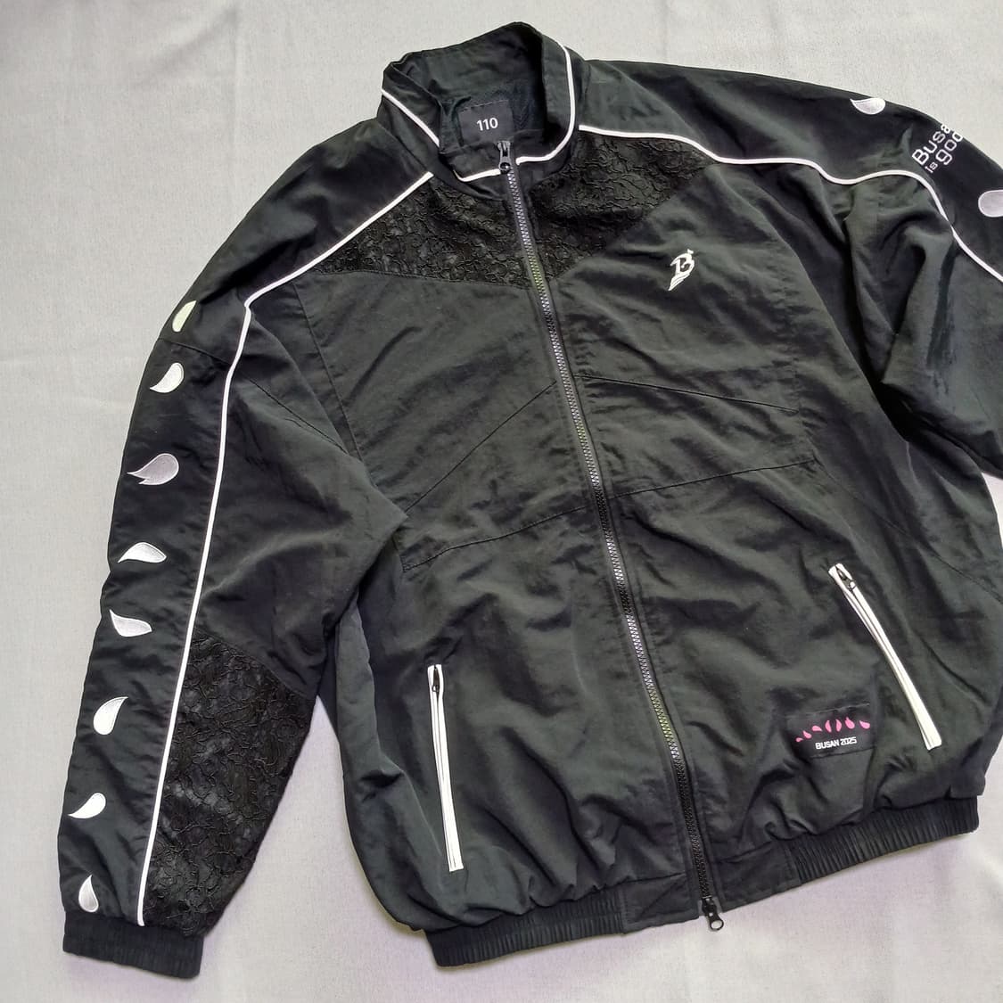 BUSAN 부산전국체전 우븐 바람막이 유니폼 자켓 근무복 상품이미지3