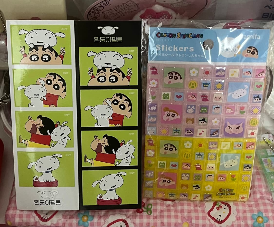 일괄 짱구 타일 스티커 하루필름 흰둥이필름 짱구 흰둥이 갸루 다꾸 상품이미지1