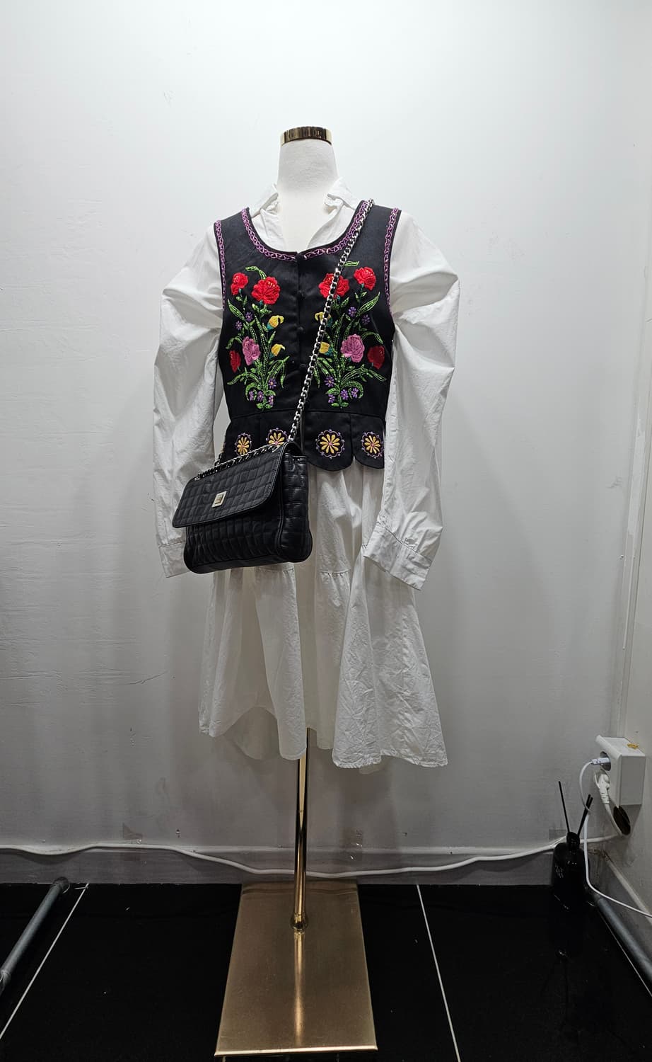 바나바나 퀼팅 체인 숄더/크로스백  상품이미지2