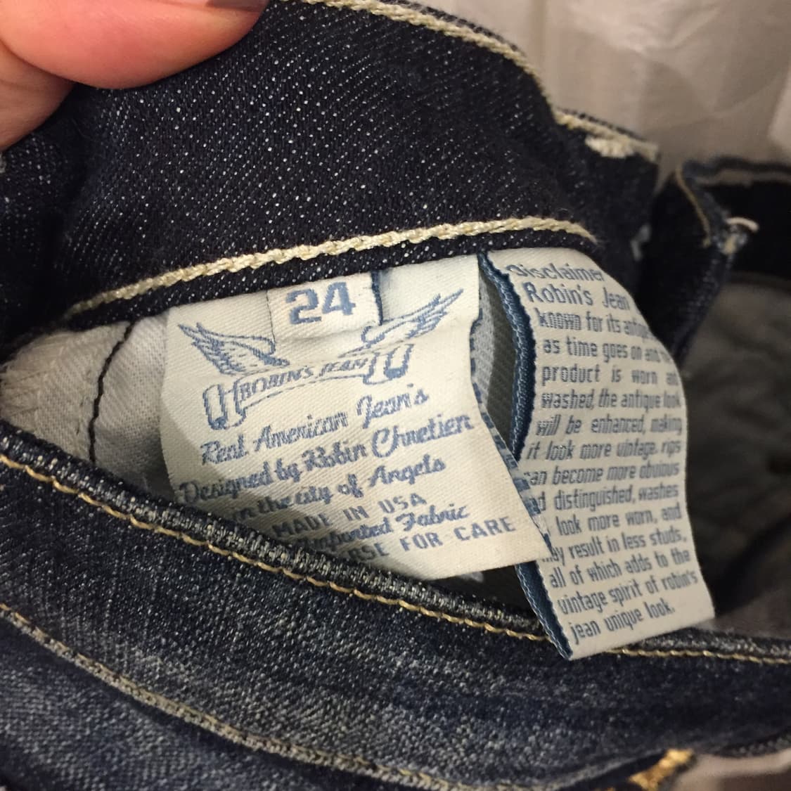 Robins Jeans 로빈스진 워싱 데님 팬츠 상품이미지4