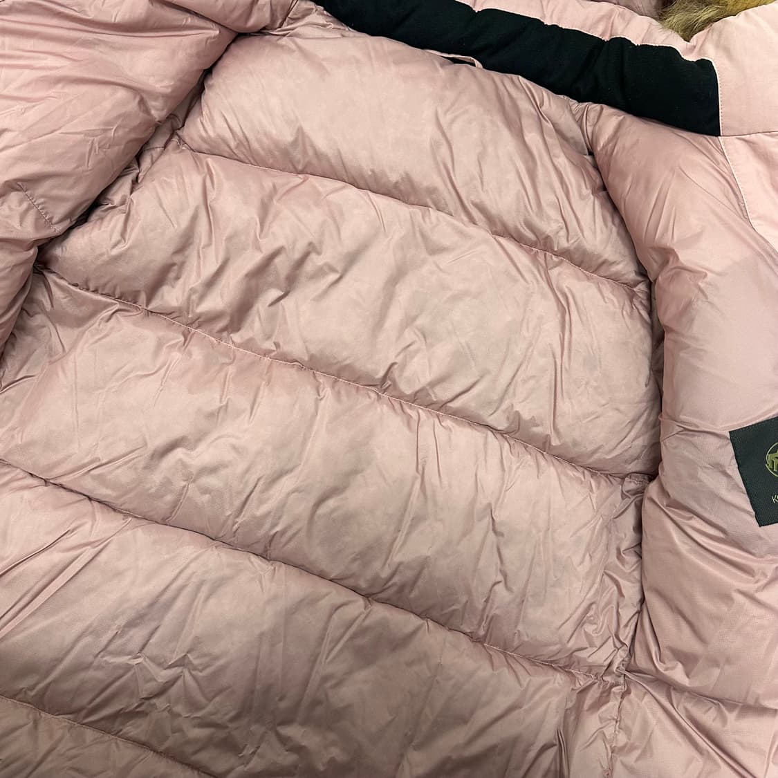 코오롱스포츠 여성 고어텍스 구스다운 롱패딩 핑크 100(L) 상품이미지8