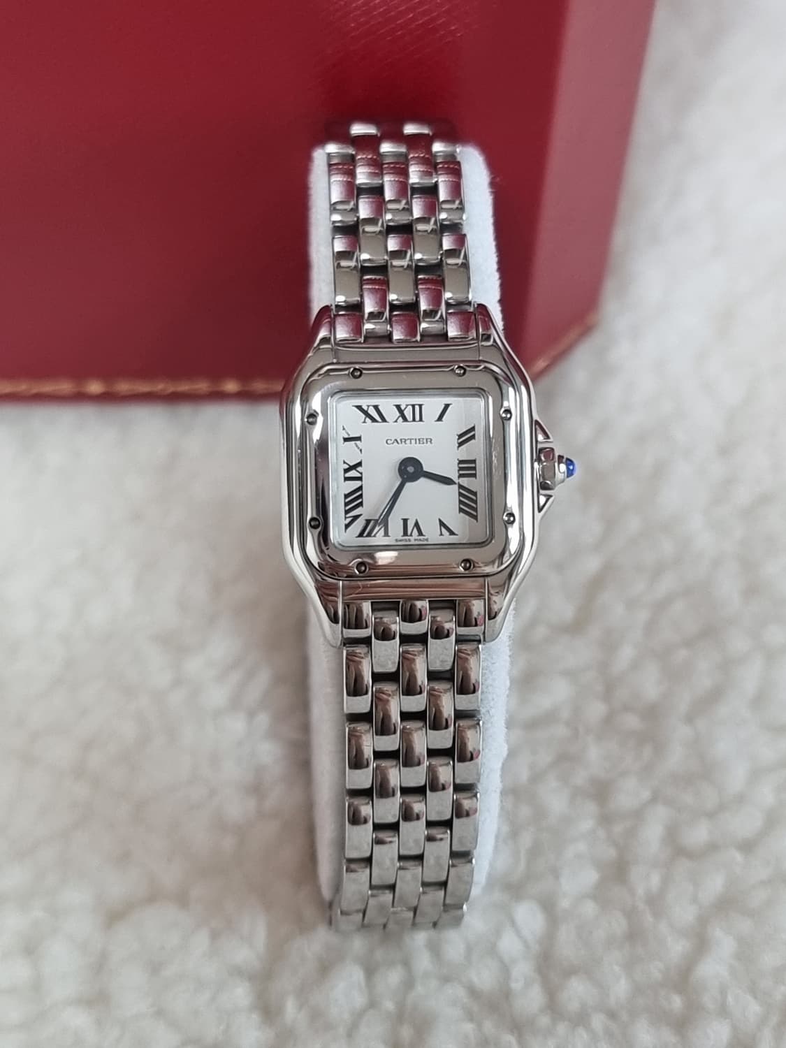 [까르띠에 풀세트] 신형 팬더 미니 mini 스틸 쿼츠 여성시계 21년 상품이미지3