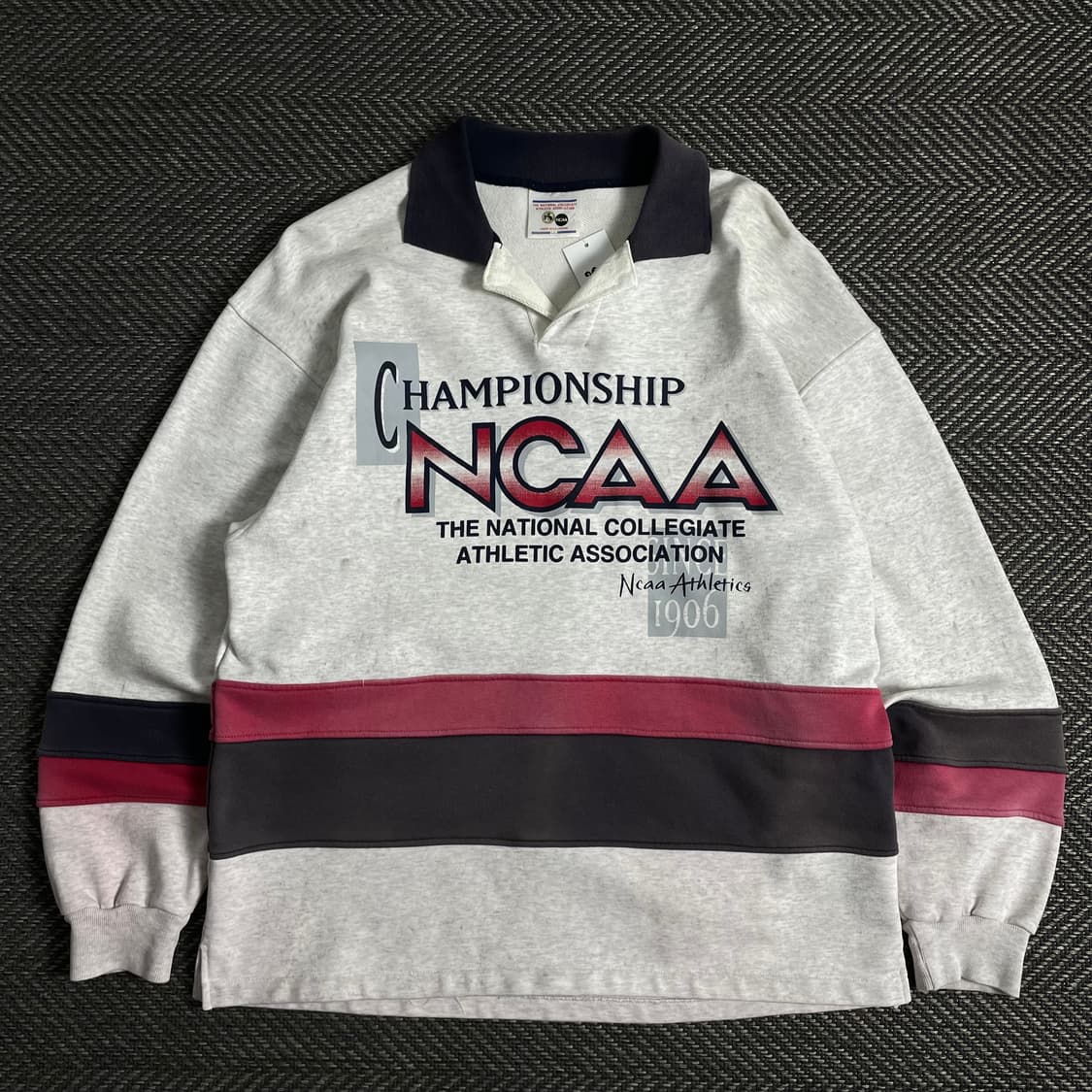 데상트 NCAA 올드스쿨 빈티지 컬리지 럭비 셔츠o 3689 상품이미지1