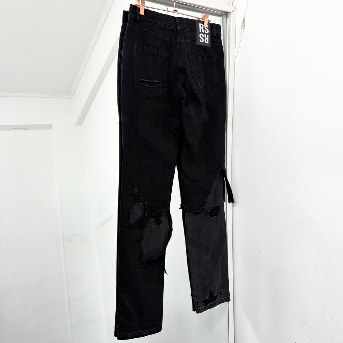 라프시몬스 19AW 디스트로이드 진 상품이미지5