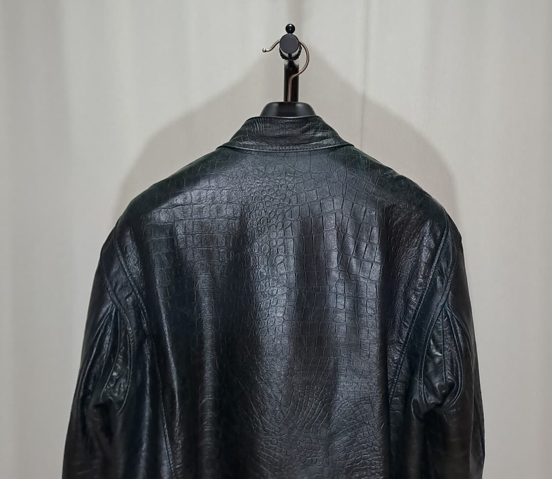 (택포) 악어패턴 양가죽 싱글자켓 110 B111 상품이미지5