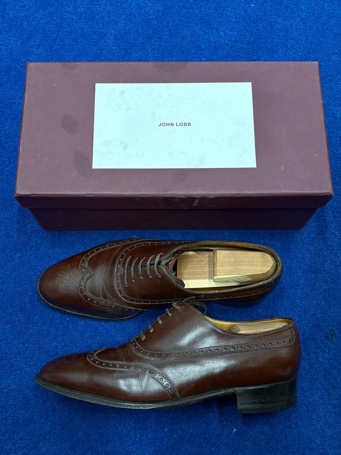 존 롭(John Lobb) 클래식 윙팁 옥스퍼드 - 다크 브라운 상품이미지1
