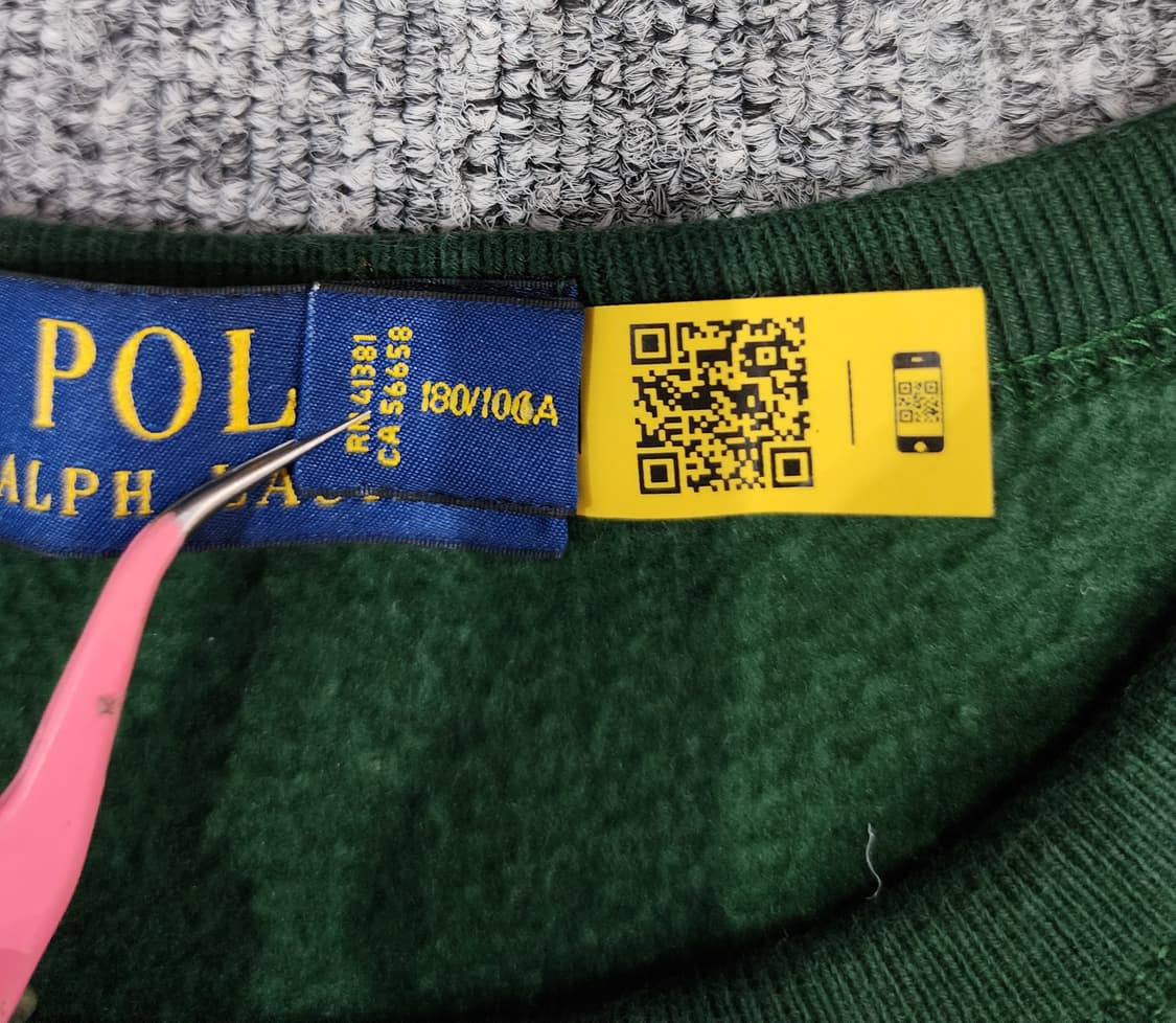폴로 랄프로렌 아치 로고 신형택 기모 크루넥 맨투맨 L 상품이미지6