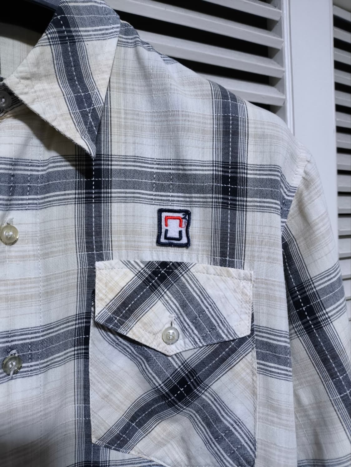 L 디스퀘어드 레트로 체크셔츠 상품이미지3