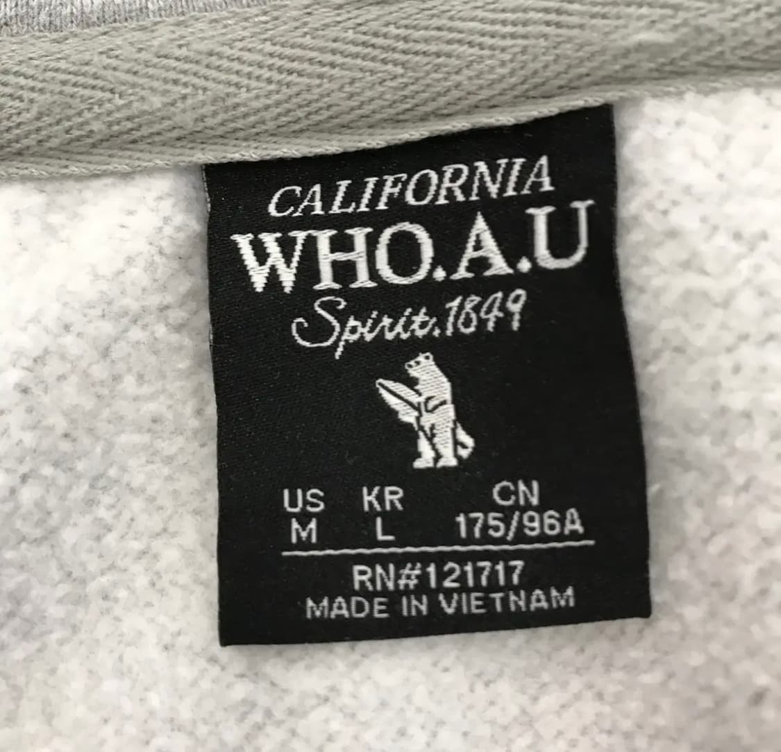 후아유 후드집업 y2k 그레이 상품이미지4