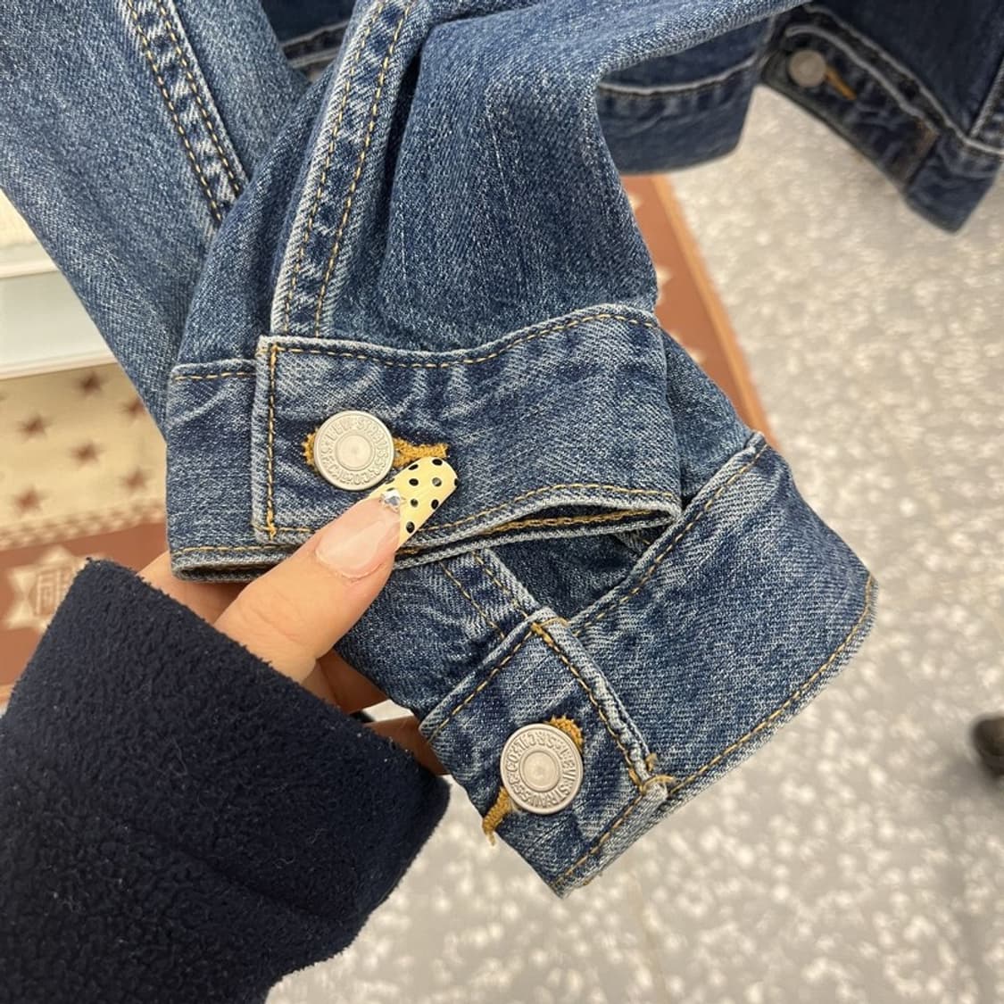 리바이스 레트로 Y2K 00's 캐주얼 데님자켓 S C09943 상품이미지7