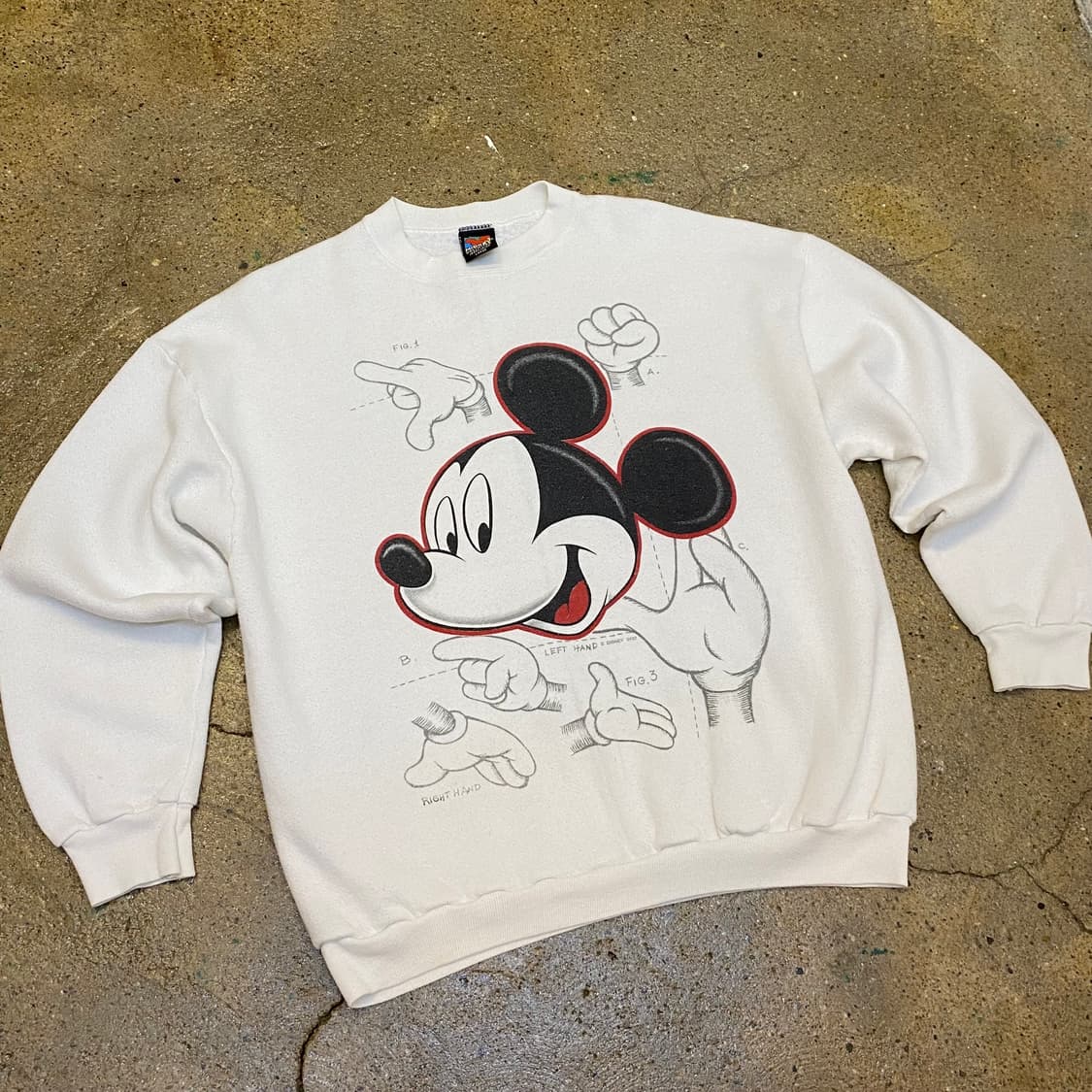 레어 90s Made in USA 빈티지 디즈니 미키마우스 맨투맨 상품이미지2