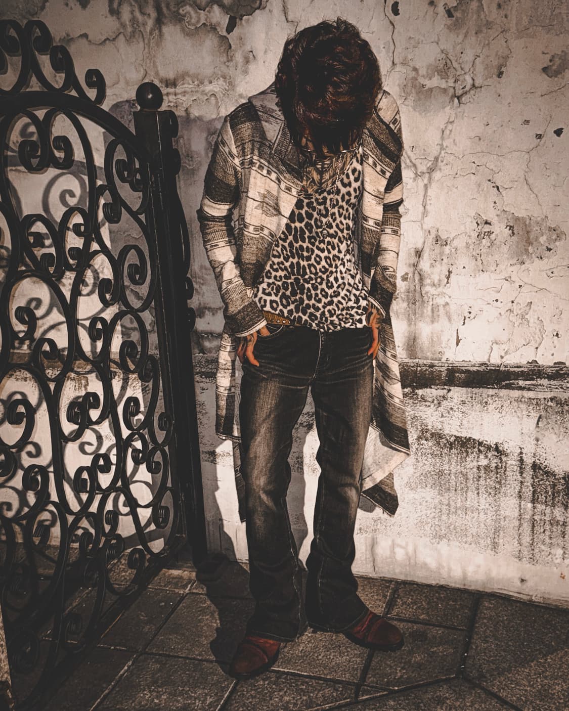 SOMETHING – Black Washed Bootcut Denim P 상품이미지7