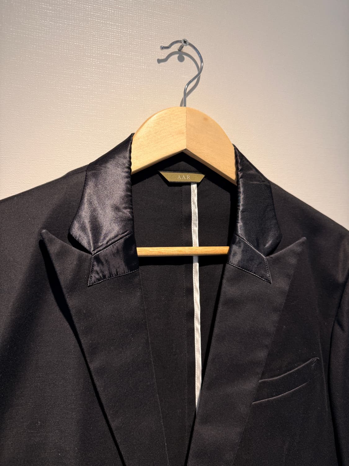 00s A.A.R Satin Tuxedo Jacket 상품이미지3