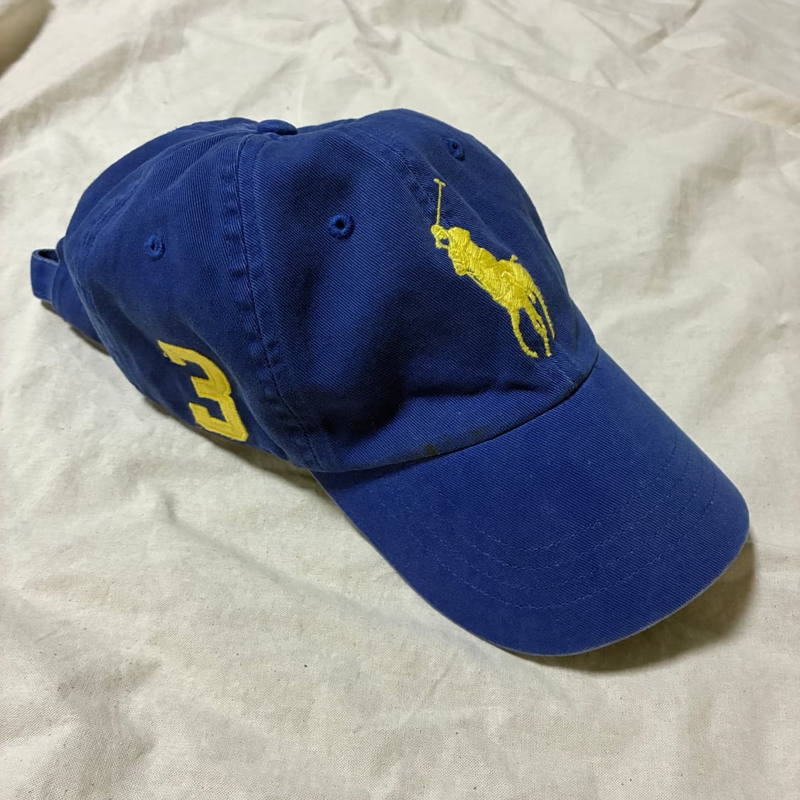 폴로 빅포니 3 볼캡 블루 상품이미지2