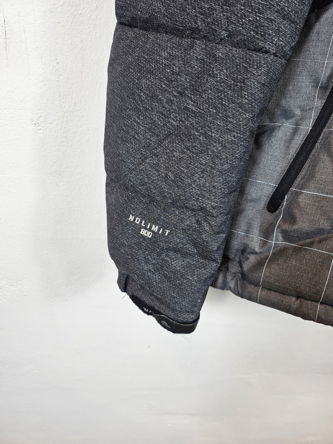 네파 그레이체크 프리미엄 구스패딩 90 S 상품이미지4