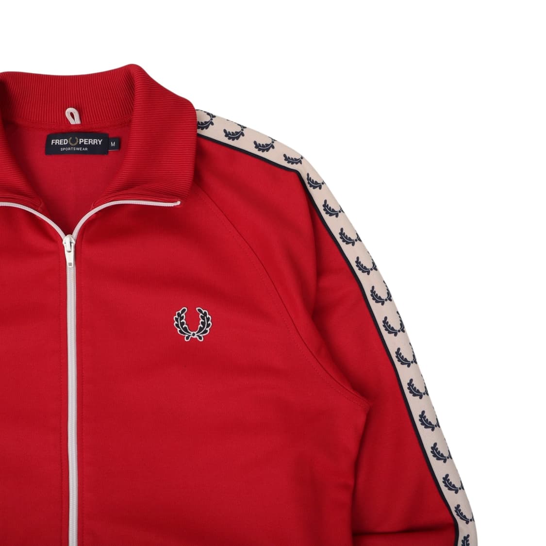 프레드페리 레드 트랙 집업 자켓 상품이미지3