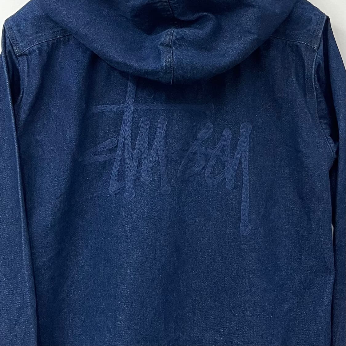 스투시 자수로고 데님 후드 자켓 상품이미지6