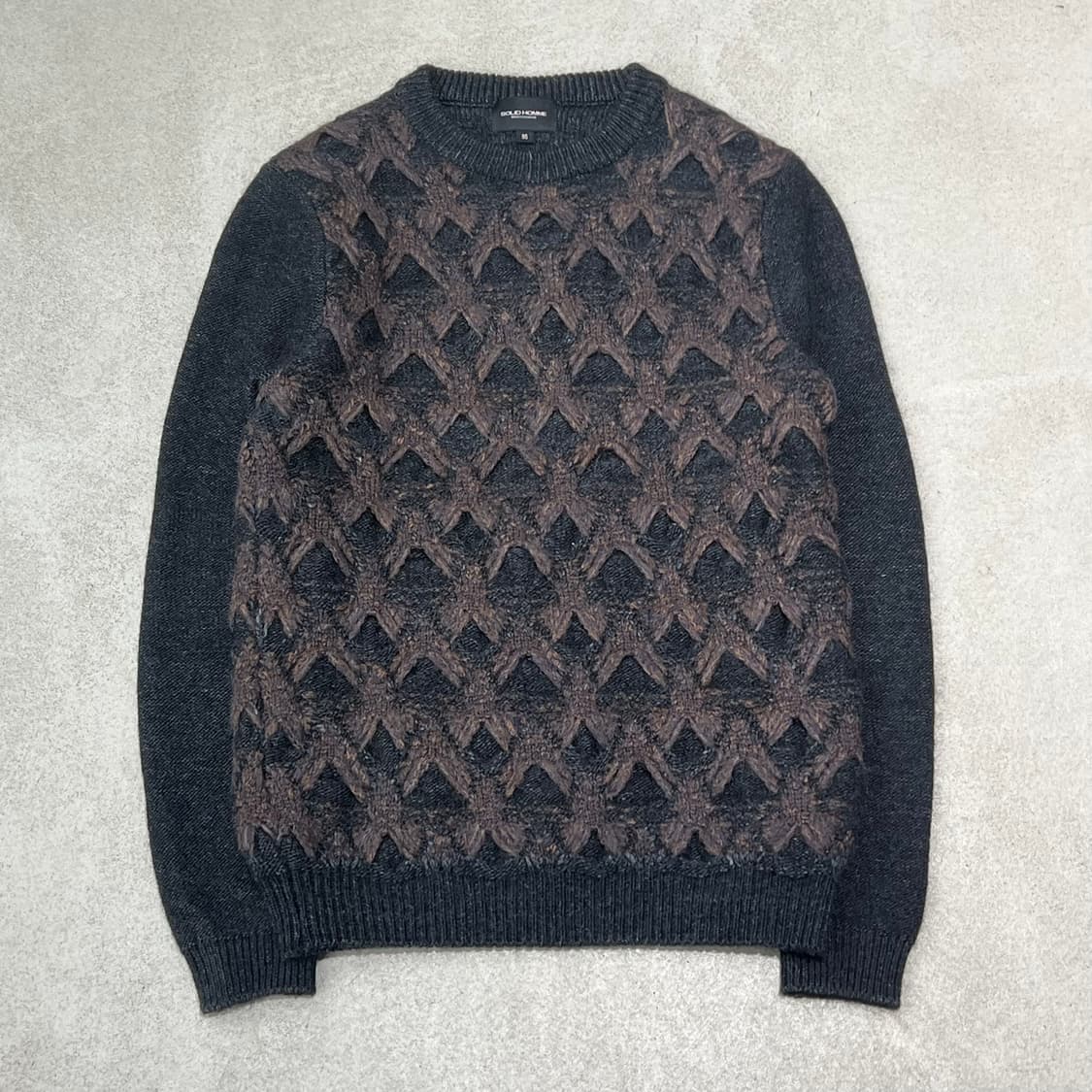 솔리드옴므 알파카 니트 s10405 상품이미지1