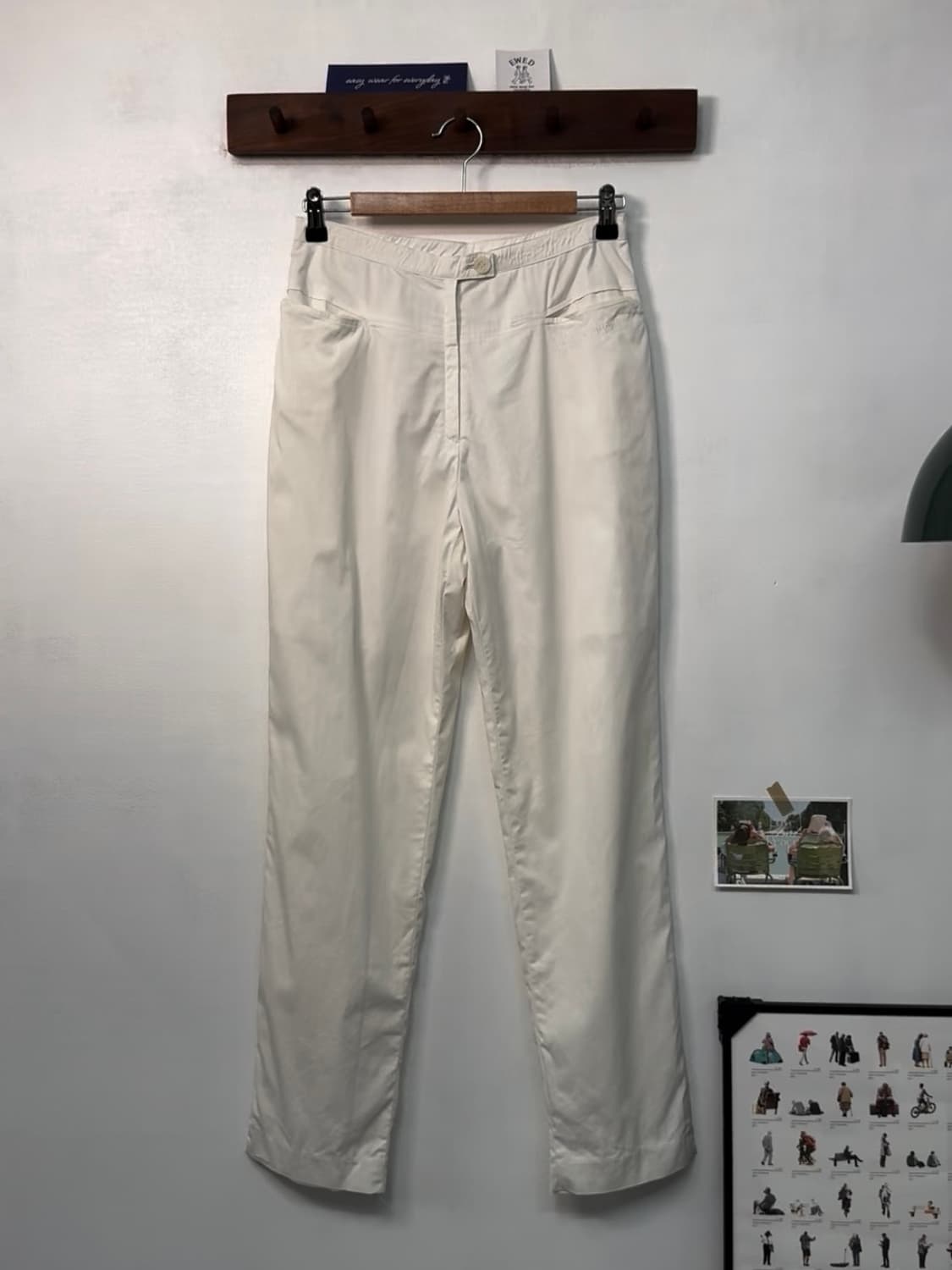 버버리 화이트 팬츠/P13 상품이미지3