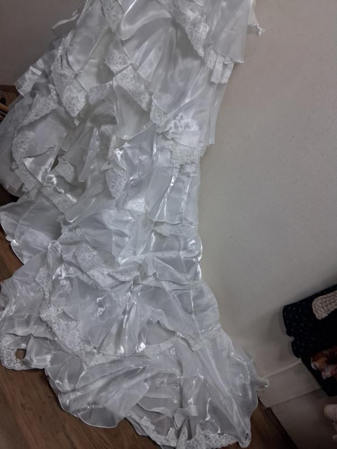 일본빈티지수입 웨딩드레스 미착용새거 XXS 상품이미지6