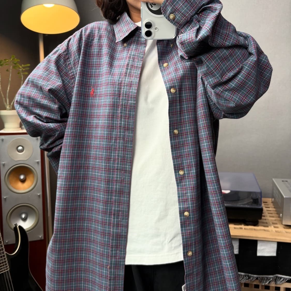 폴로 체크셔츠 상품이미지1