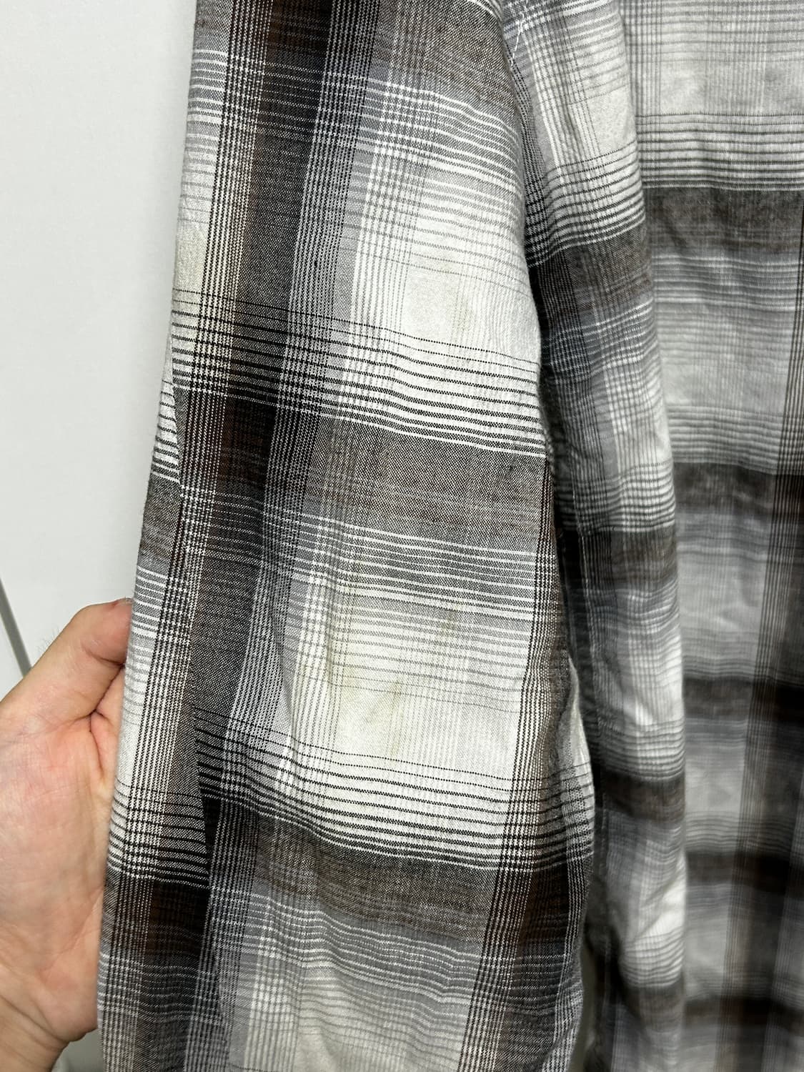 미하라 야스히로 Destroyed Check Shirt 상품이미지7