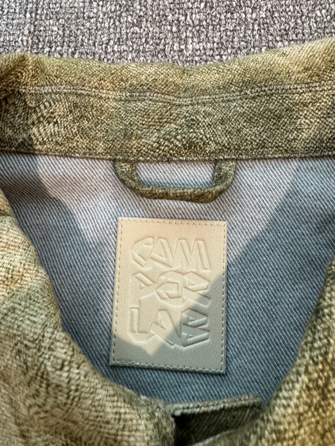 캠퍼랩 스월 프린트 데님 자켓 M  상품이미지5