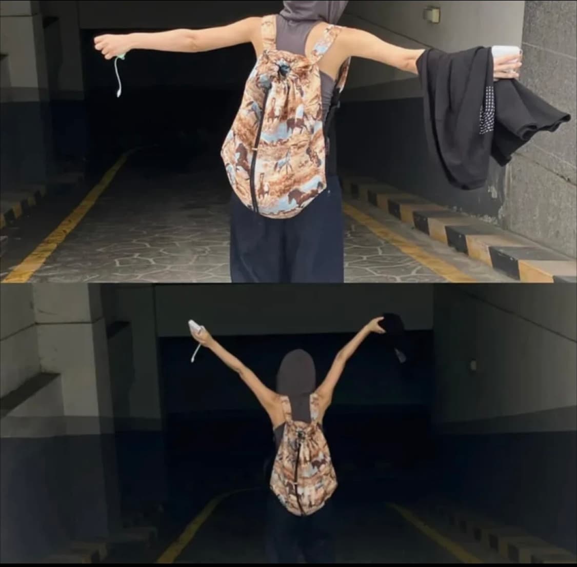 낫뉴 pattern duffle bag horse 상품이미지1