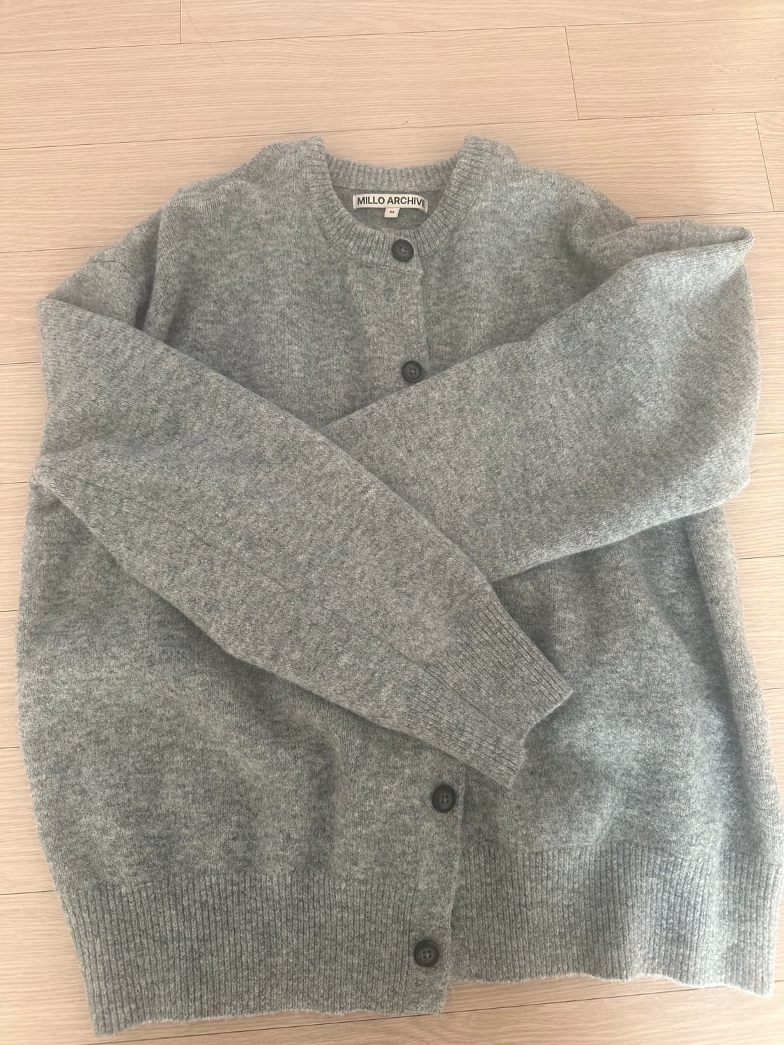 밀로아카이브 가디건 (블루그레이) m 상품이미지1
