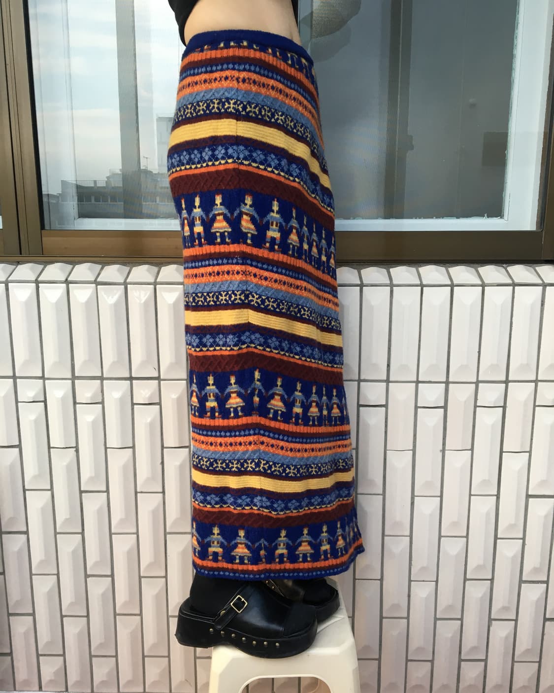 Hai nordic pattern knit skirt 상품이미지6