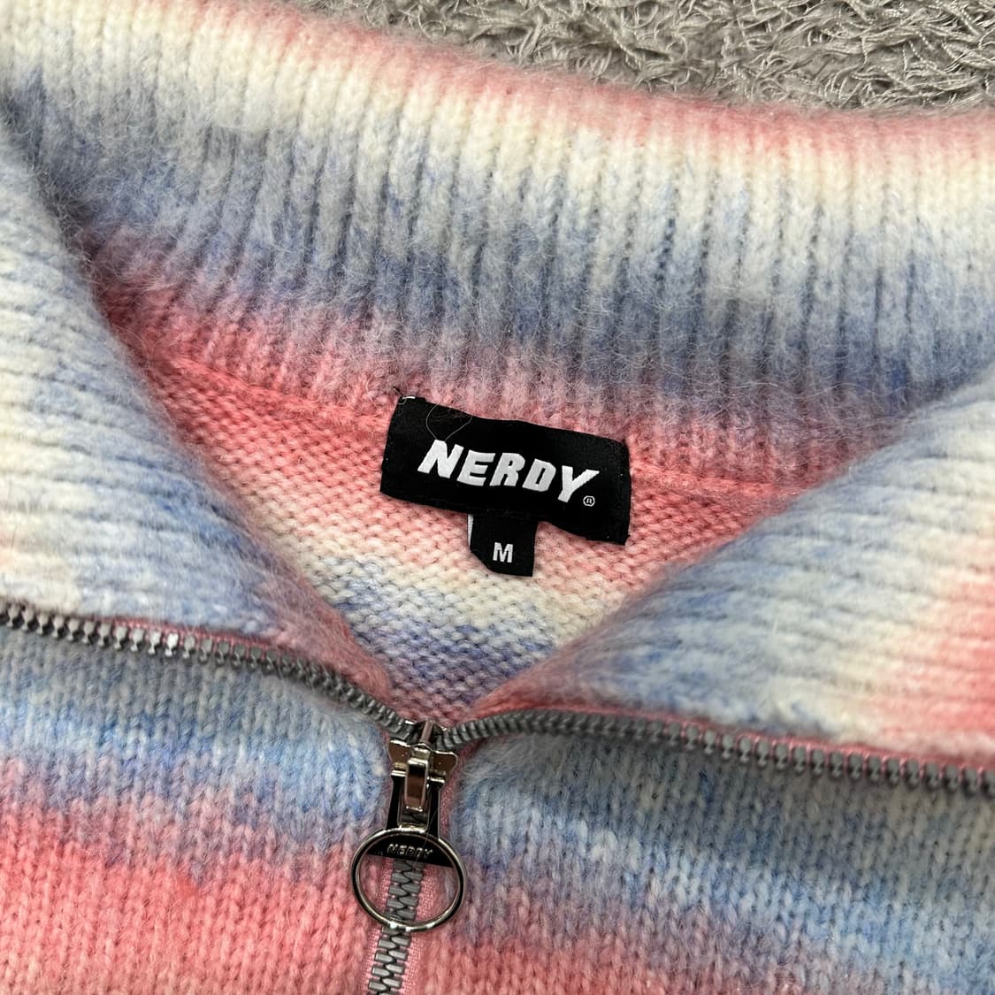 [우먼95] 널디 크롭니트집업 상품이미지3