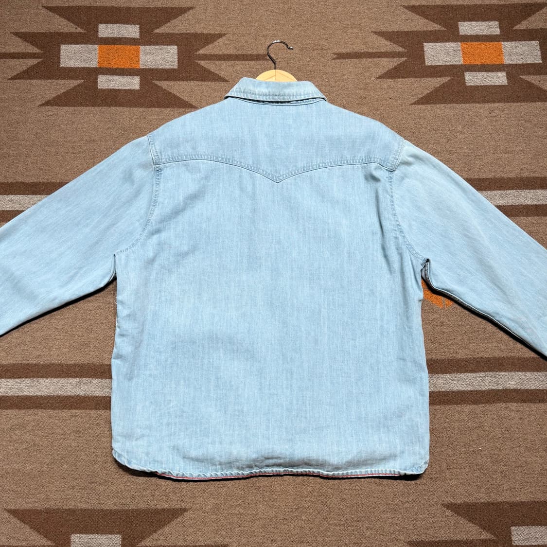 USA IRON&RESIN 웨스턴 데님 셔츠 XL 상품이미지4