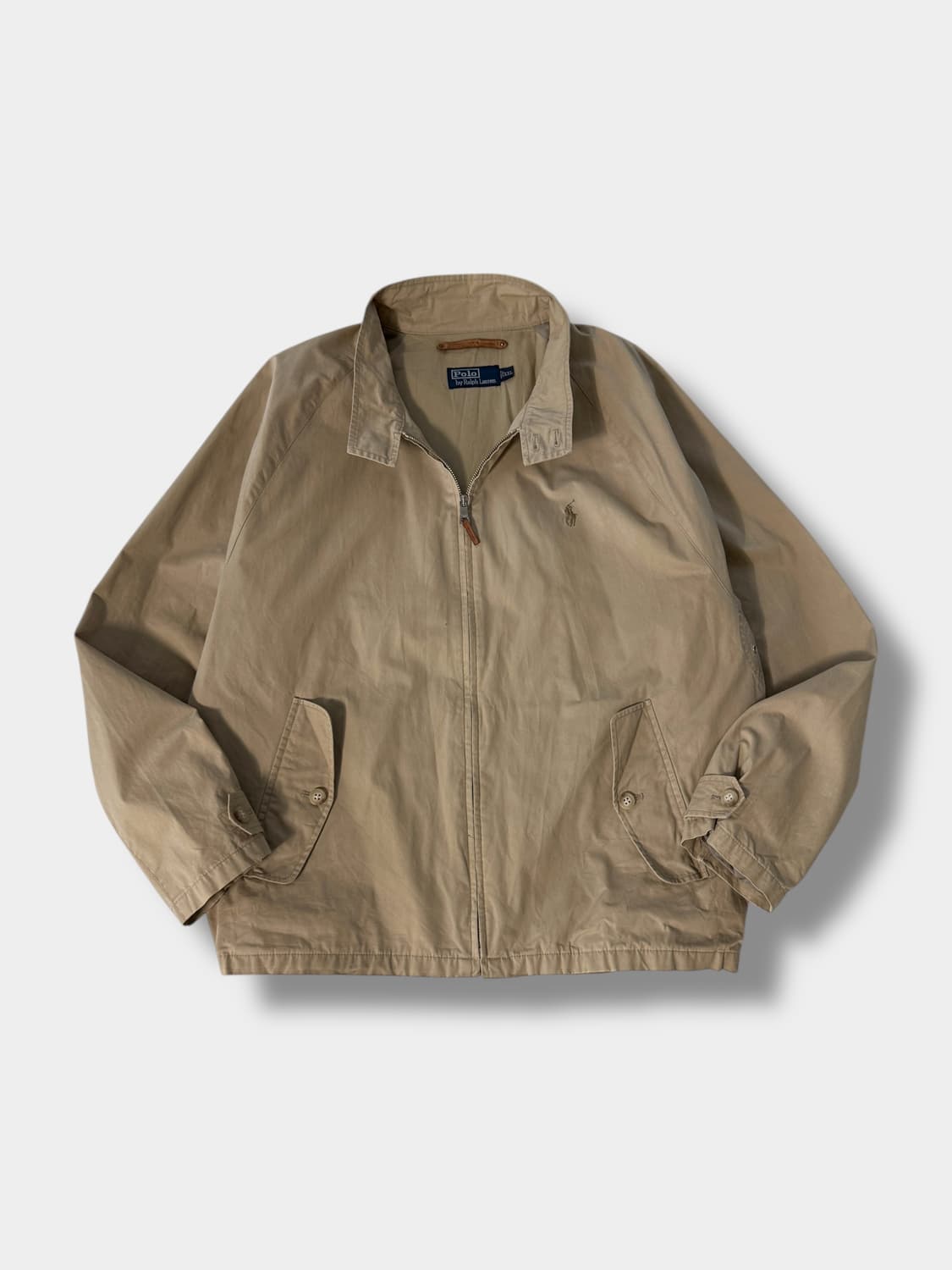 폴로 랄프로렌 오버핏 코튼 바라쿠타 베이지 헤링턴 자켓 상품이미지1