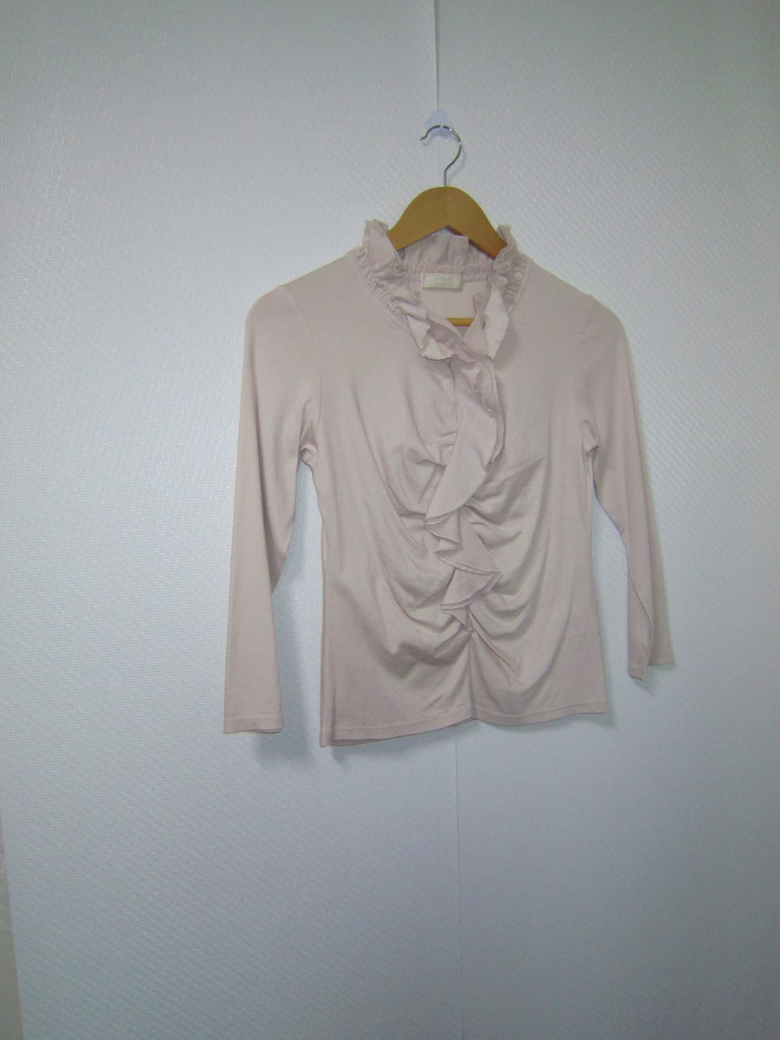 baby pink short frill lace sleeve 상품이미지1