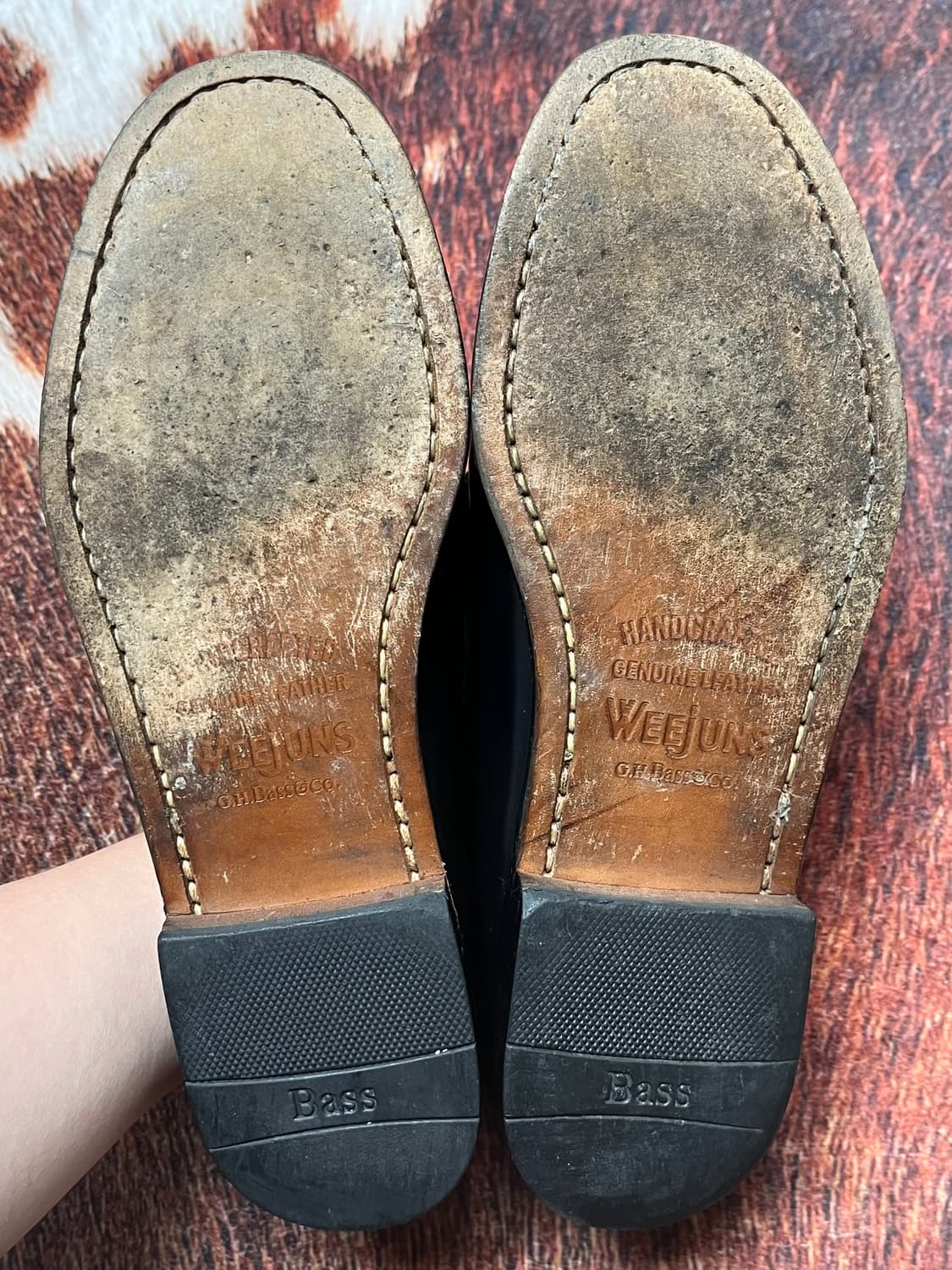 [7.5d] G.H.BASS 바스 위준 라슨 페니로퍼 블랙 상품이미지4