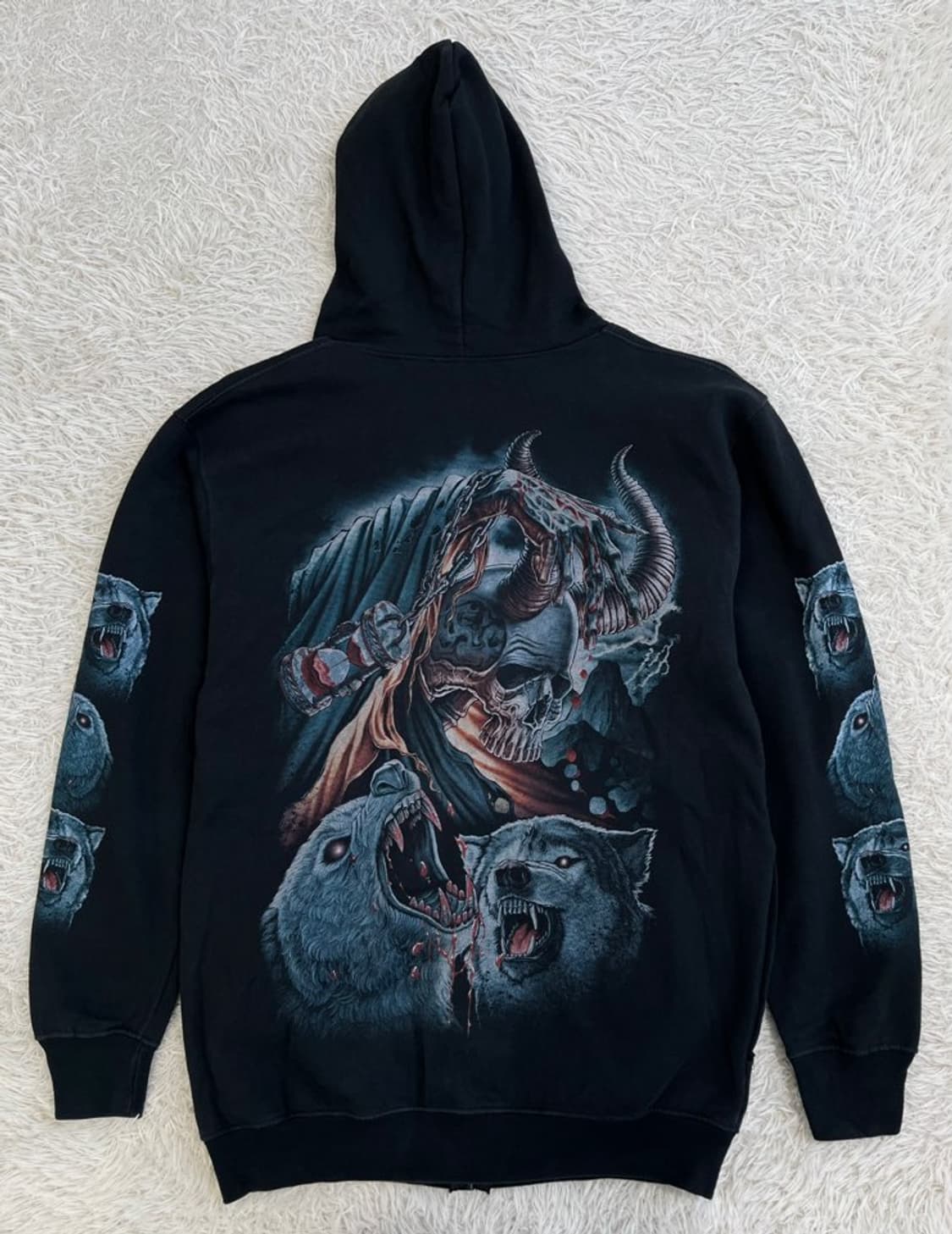 락이글 빈티지 후드 집업/#3259 상품이미지3