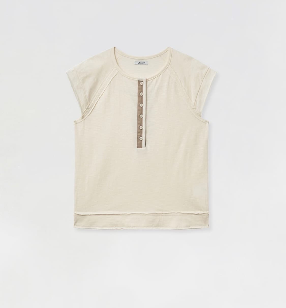 erchiva toto henley neck T-shirts  상품이미지1