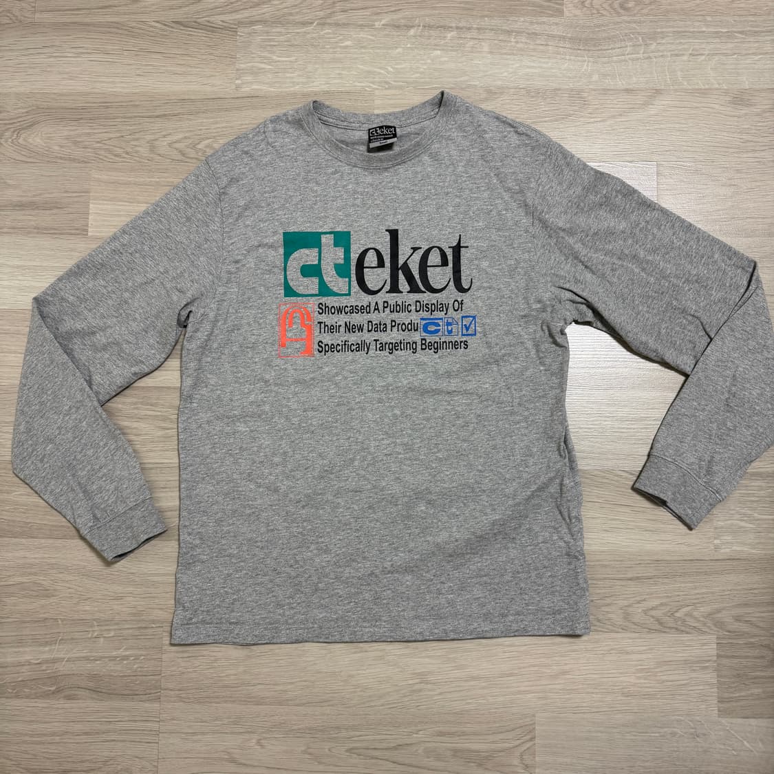 테켓 teket Plan L/S Tee 롱슬리브 티셔츠 상품이미지2