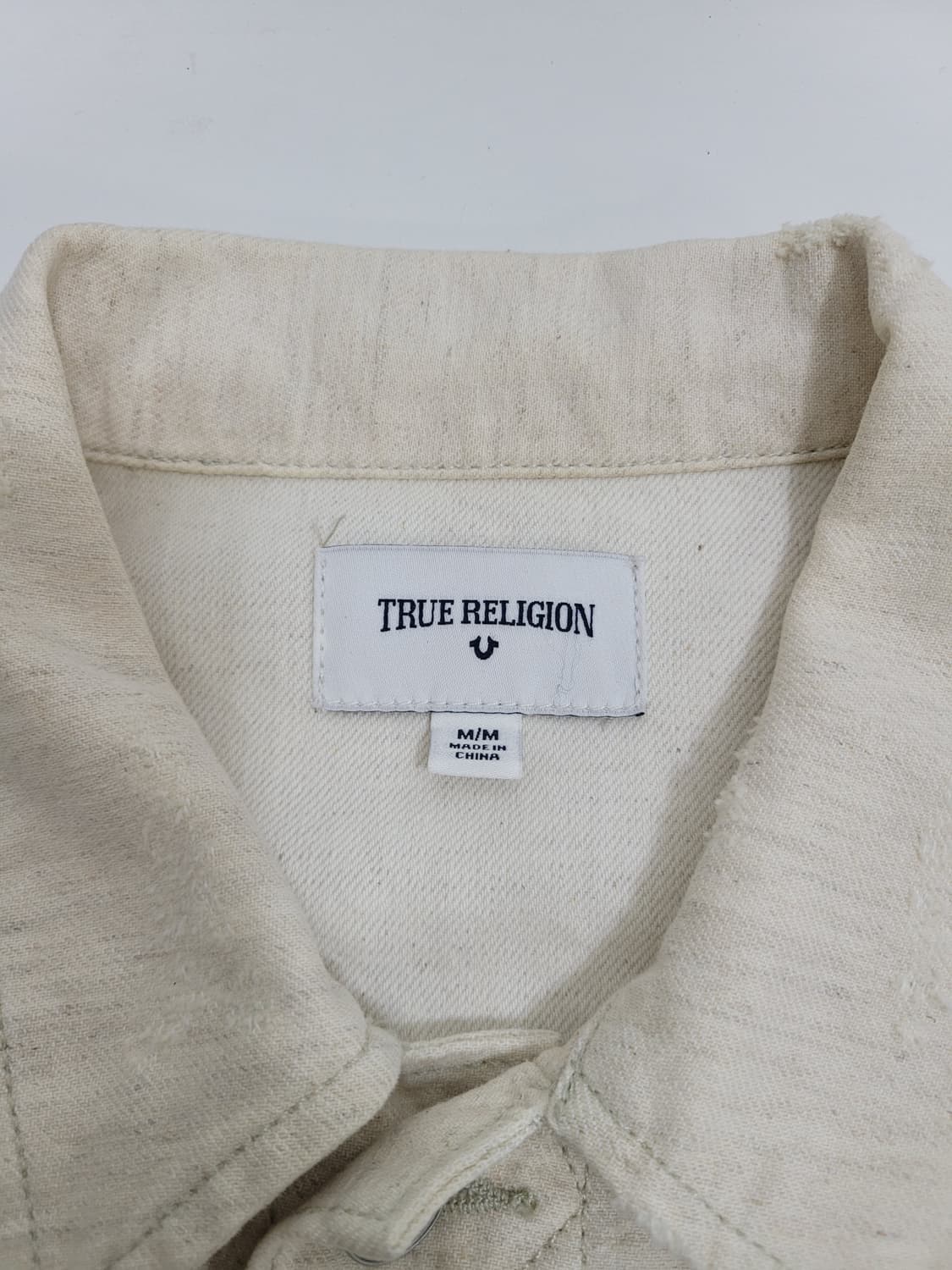 트루릴리전 데님 트러커 자켓 / 여 M 아이보리 
 상품이미지7