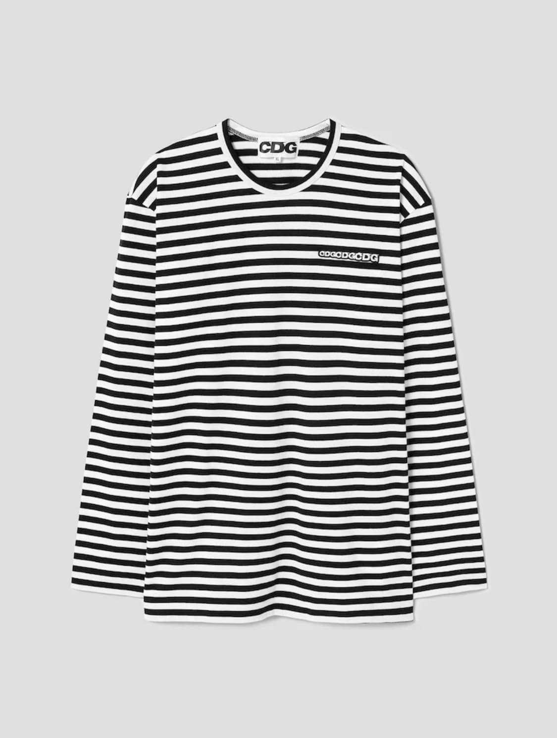 Cdg 스트라이프 긴팔티  상품이미지1