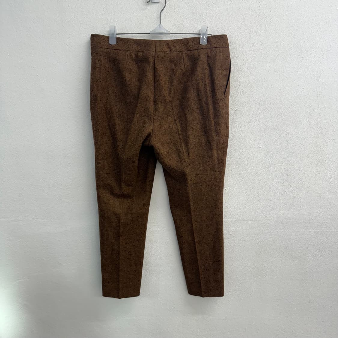 셀린느 여자 실크 캐시미어 다크 브라운 슬렉스 (40) 상품이미지5